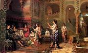 unknow artist Arab or Arabic people and life. Orientalism oil paintings 151 oil on canvas